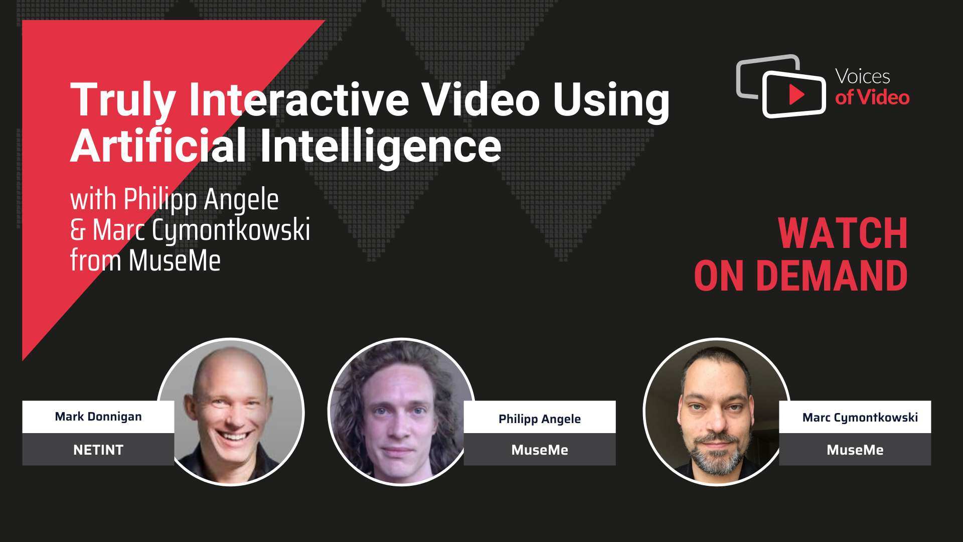 Truly Interactive Video Using Artificial Intelligence - VoV with Philipp Angele and Marc Cymontkowski from MuseMe