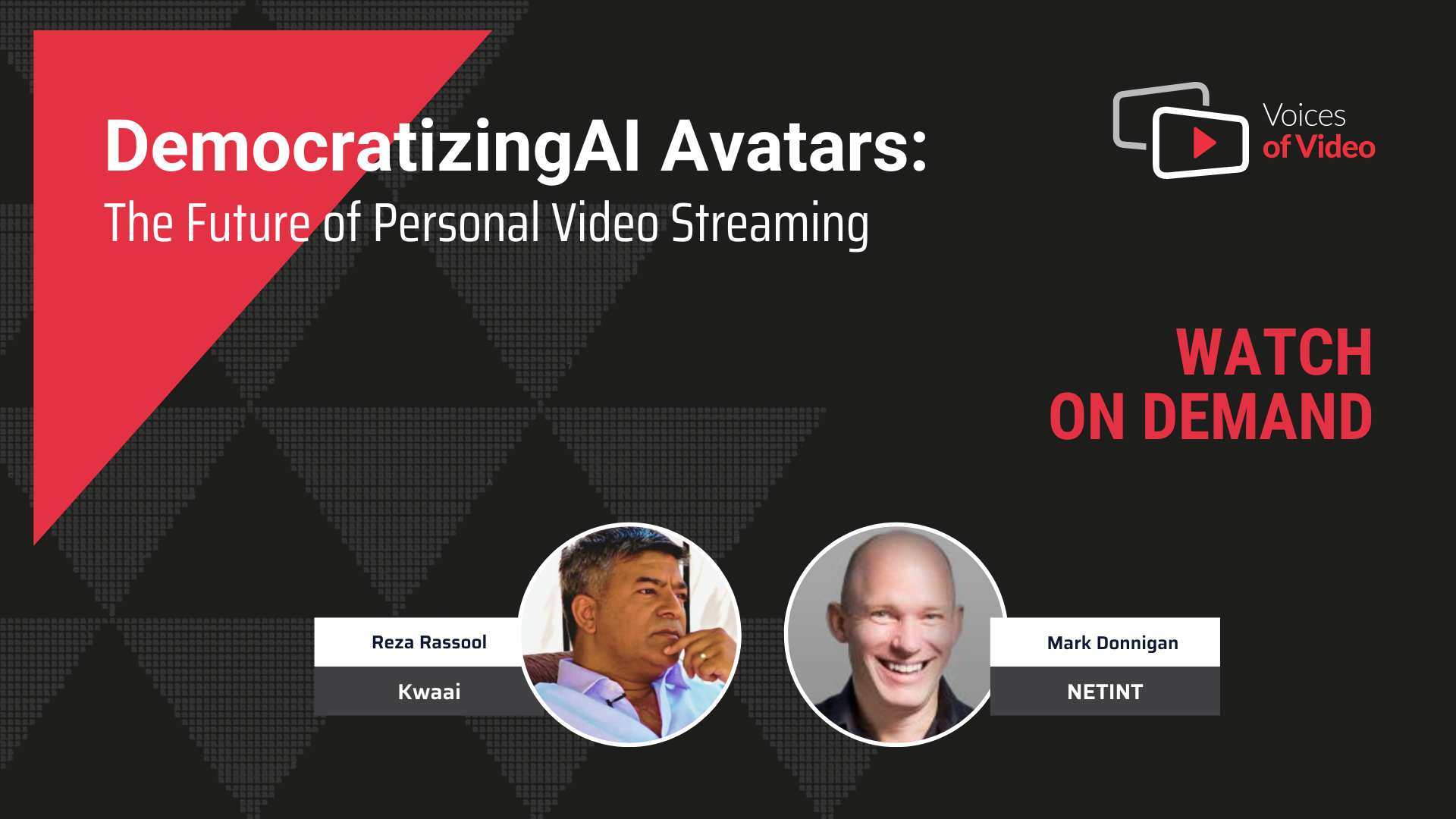 Democratizing AI Avatars: The Future of Personal Video Streaming - with Reza Rassool from Kwai.ai