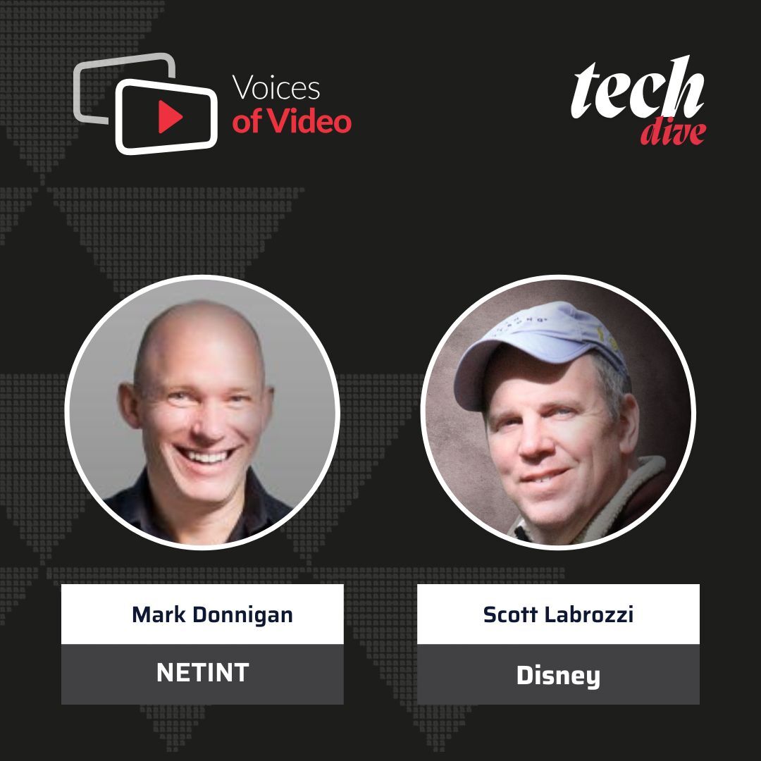 Upcoming - Voices of Video with Scott Labrozzi from Disney | Hosted by Mark Donnigan and produced by Anita Flejter from NETINT Technologies.